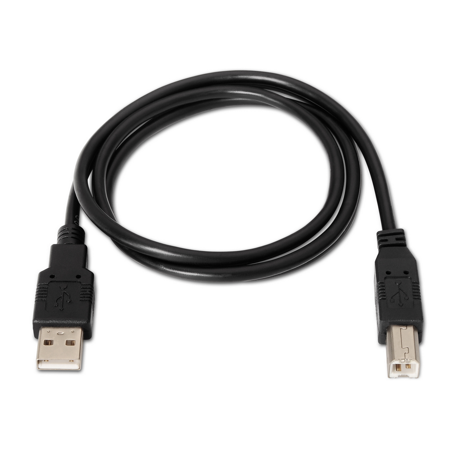 AISENS Cavo USB 2.0 Tipo A Maschio A Maschio – 1 Metro, Colore Beige – Modello A101-0021