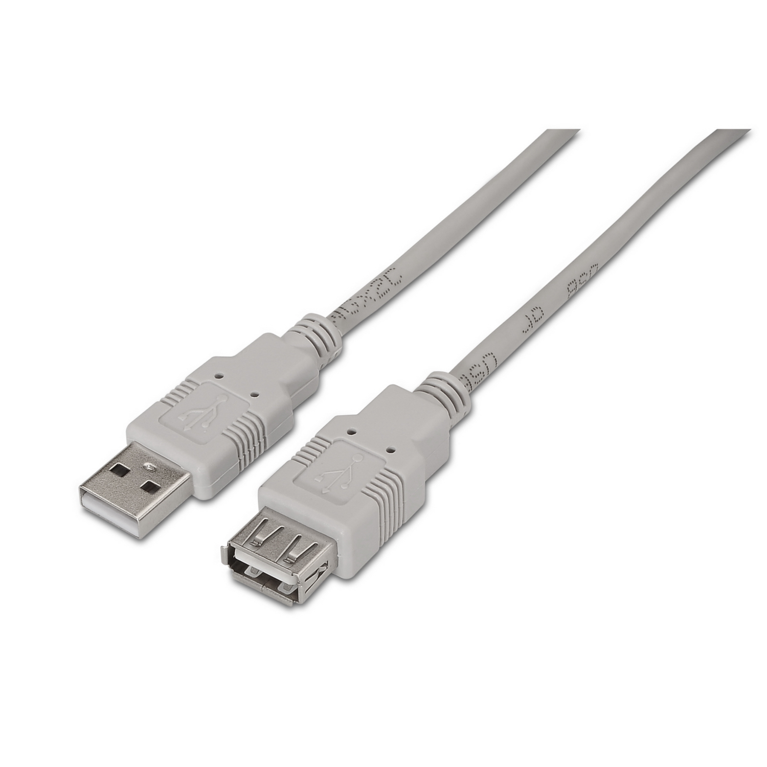 Cable de Extension Conector USB 2.0 Tipo A de Macho Hembra Blanco