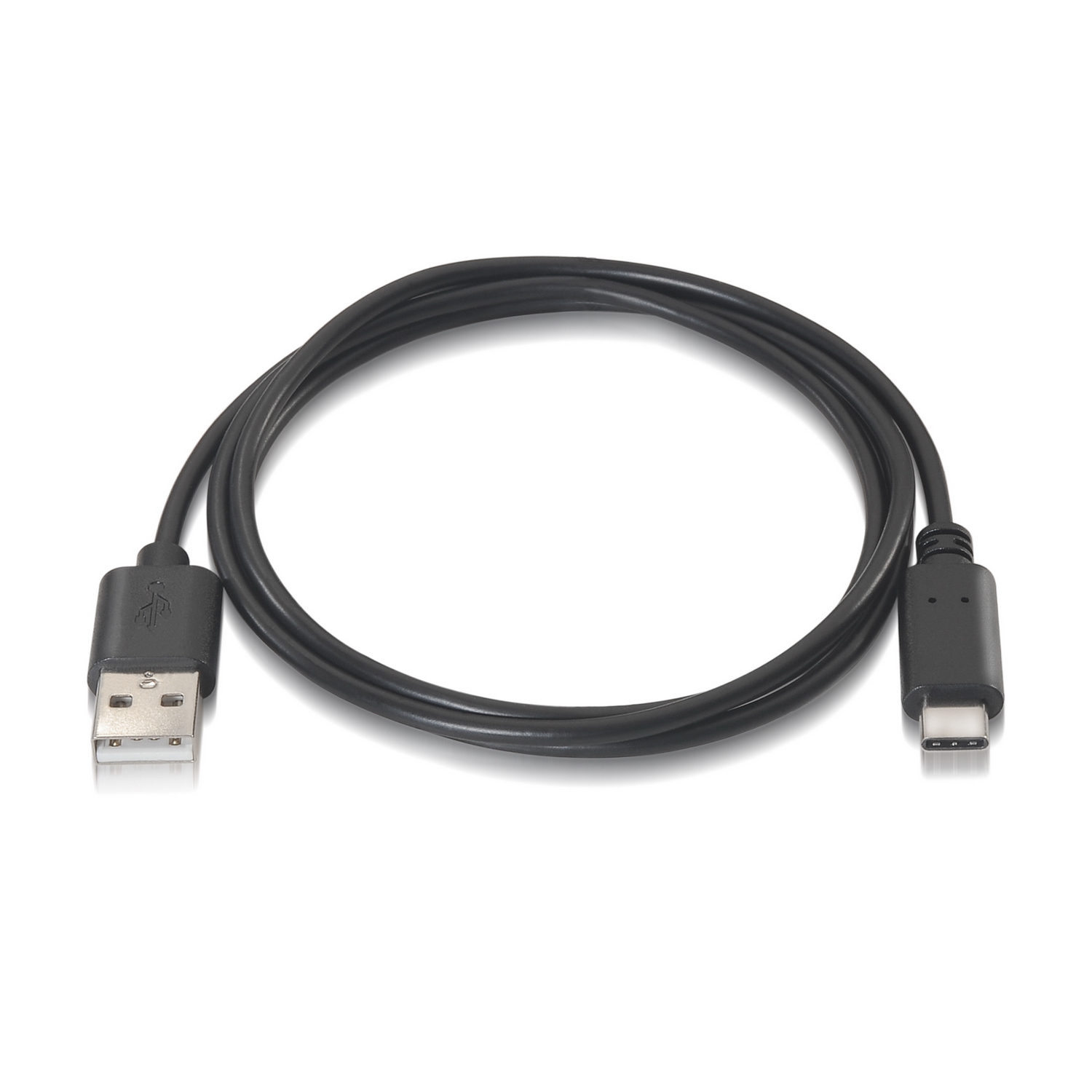 Cable USB-A a USB Tipo-C, longitud cable: 1 m. Carga Rápida (Hasta