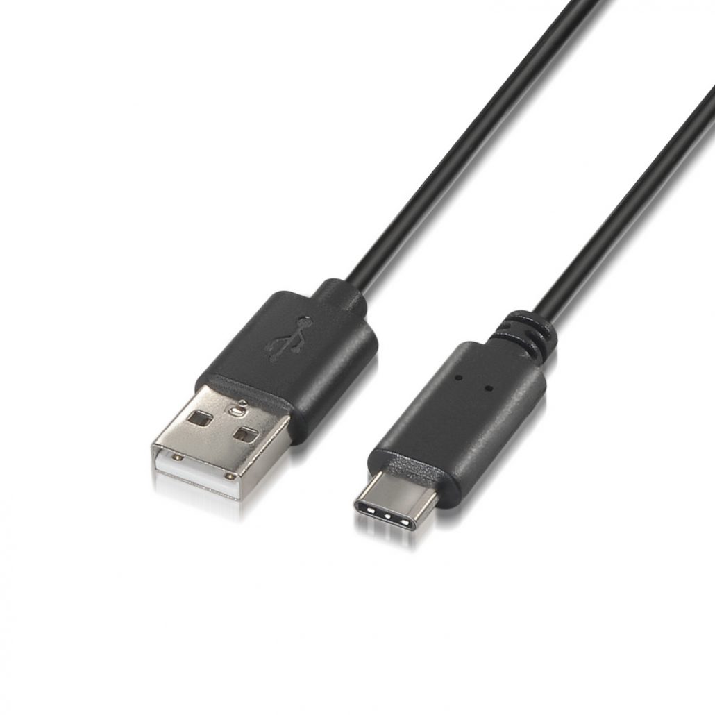Baño Pino Punto de partida Cable USB Tipo C a USB A 2.0, carga rápida, 2.0 metros - AISENS®