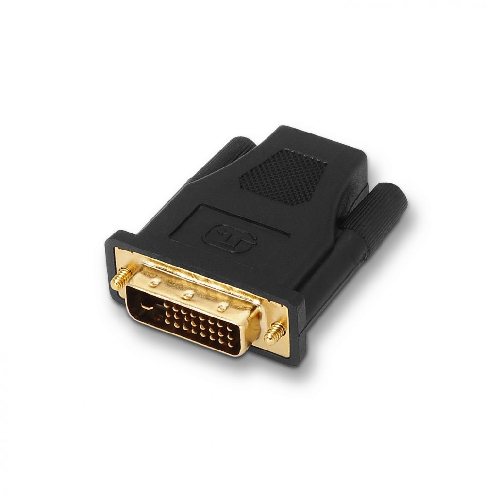 Cable Conversor Dvi A Hdmi Con Terminales Oro V2.0 De 2 Mts De Largo Color  Negro En Bolsa - Global Electronics (caja X Xx)