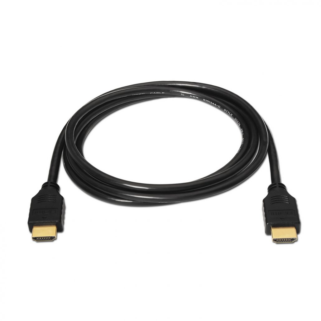 Cable HDMI 10 metros v1.4 cubierta de nylon Rojo y negro1080p 4K 3D