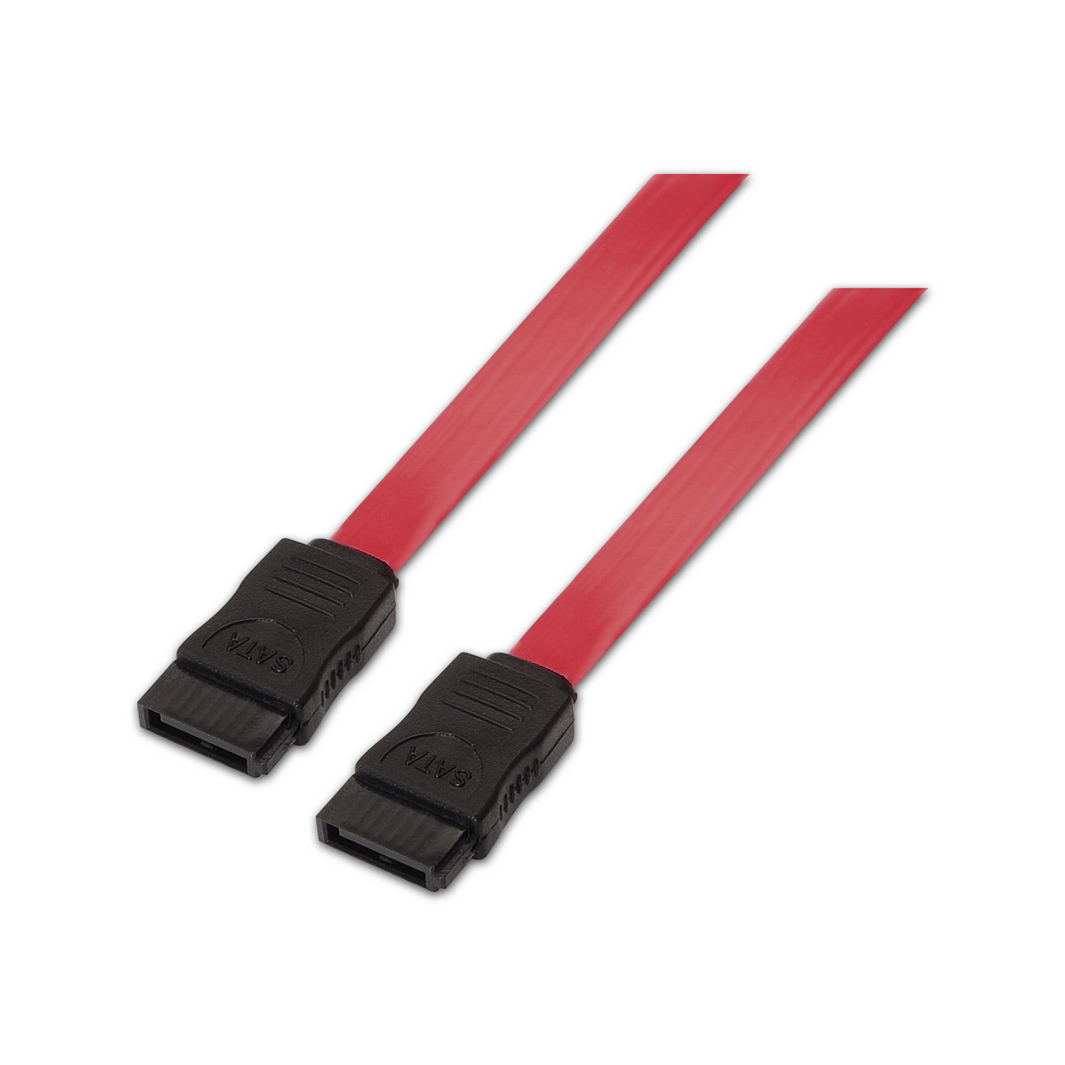 Cable SATA III datos 6G datos, rojo, 0.5 metros para disco duro SATA I, II,  III SSD - AISENS®