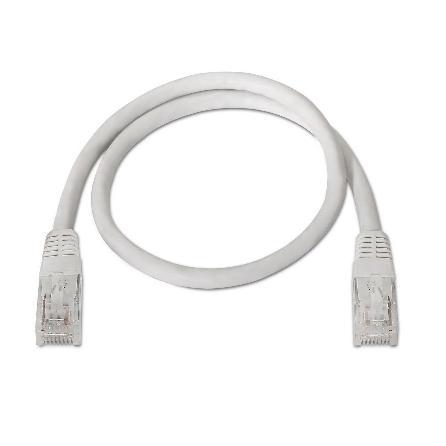 Cable De Red Latiguillo RJ45 Cat.5e UTP AWG24, Blanco, 10m
