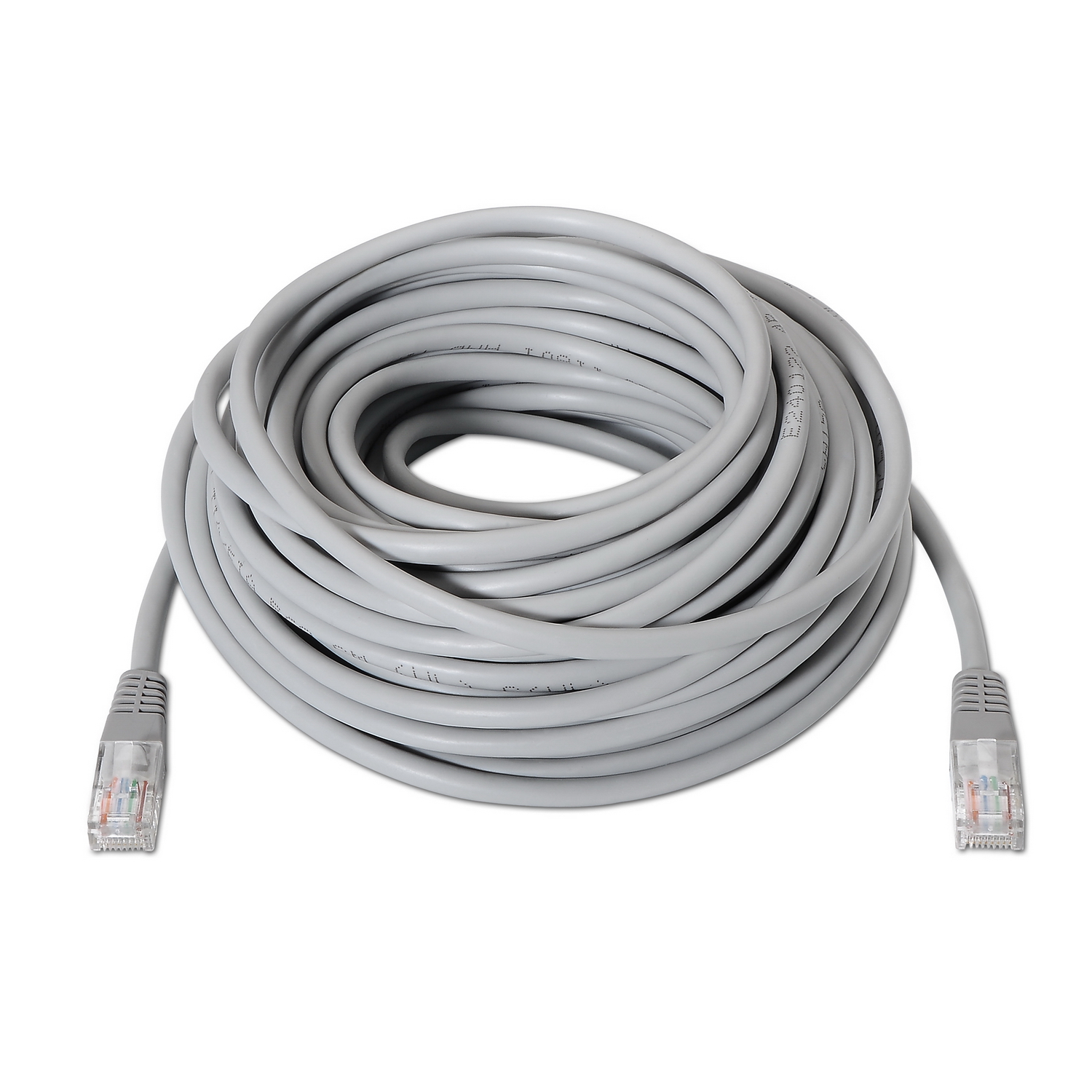 AISENS Cavo Di Rete UTP Cat.6 CCA Grigio 3m - RJ45, AWG26, Rigido, Per Computer E Elettronica