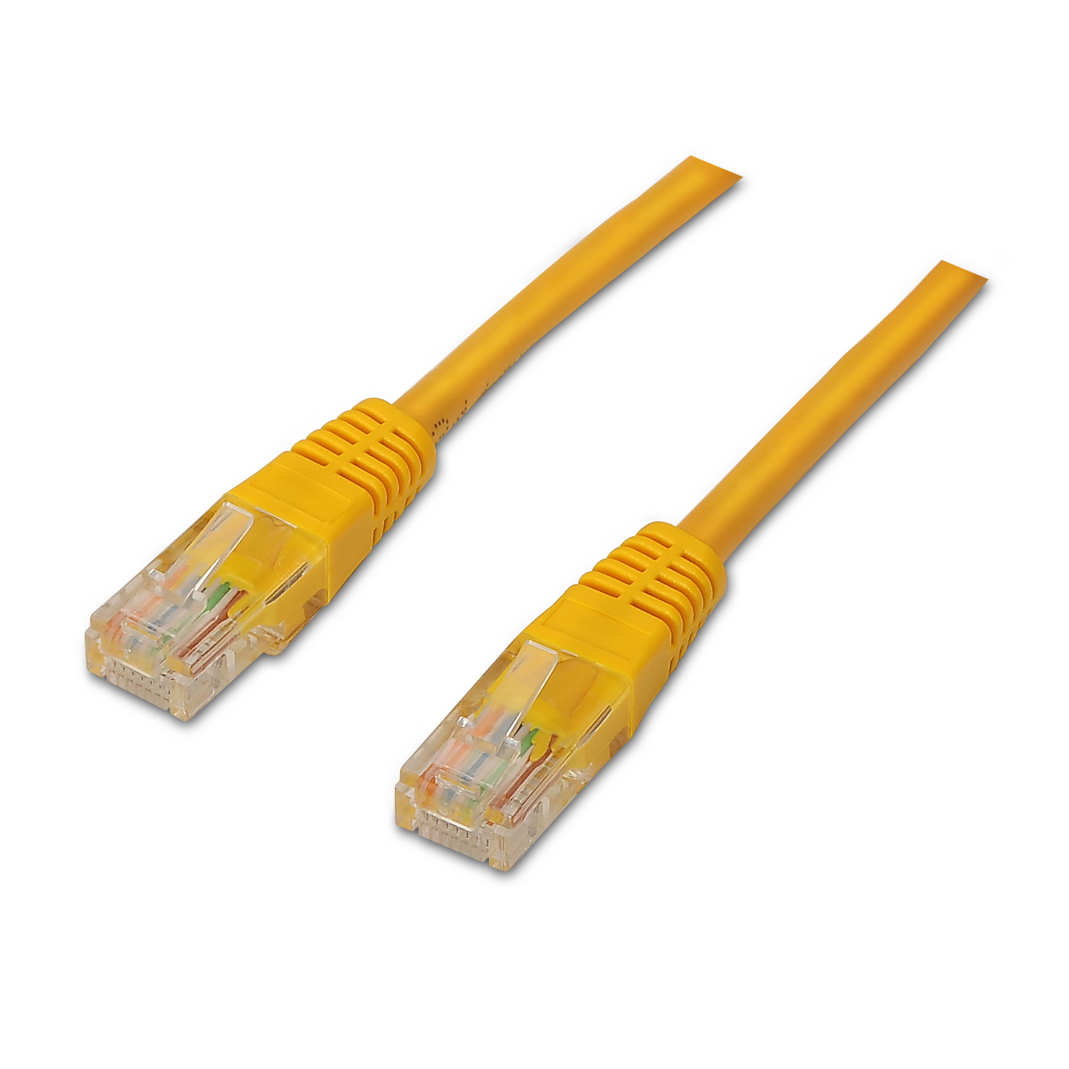 Cable de red latiguillo RJ45 Cat.6 AWG24, amarillo, 3.0 metros, Mbit/s - AISENS®