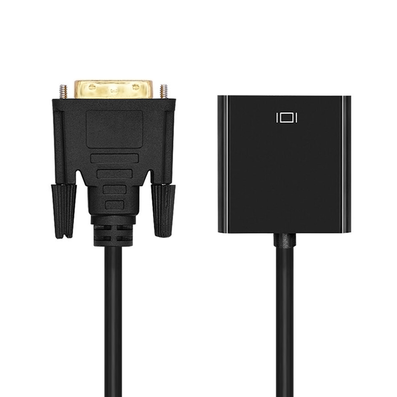 Conversor USB-C a DVI/HDMI/VGA, USB-C/M-DVI/H-HDMI/H-VGA/H, negro, 15cm -  AISENS®