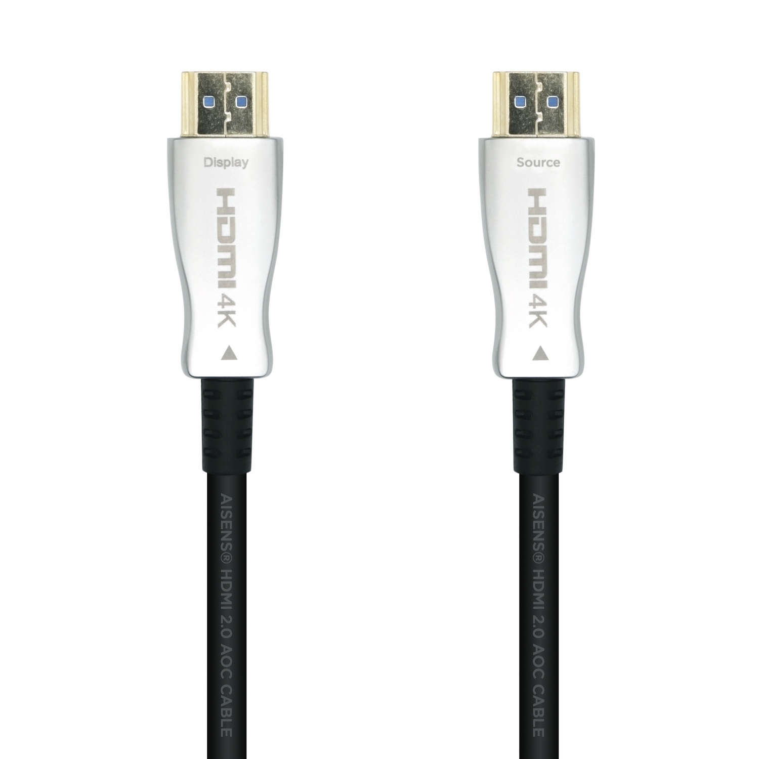  Capshi Cable HDMI de fibra óptica de 65 pies/65.6 ft, 4K en  pared CL3, cable HDMI largo 2.0 [compatible con HDR10 8/10bit 18Gbps  HDCP2.2 ARC] Cable blindado HD de alta velocidad
