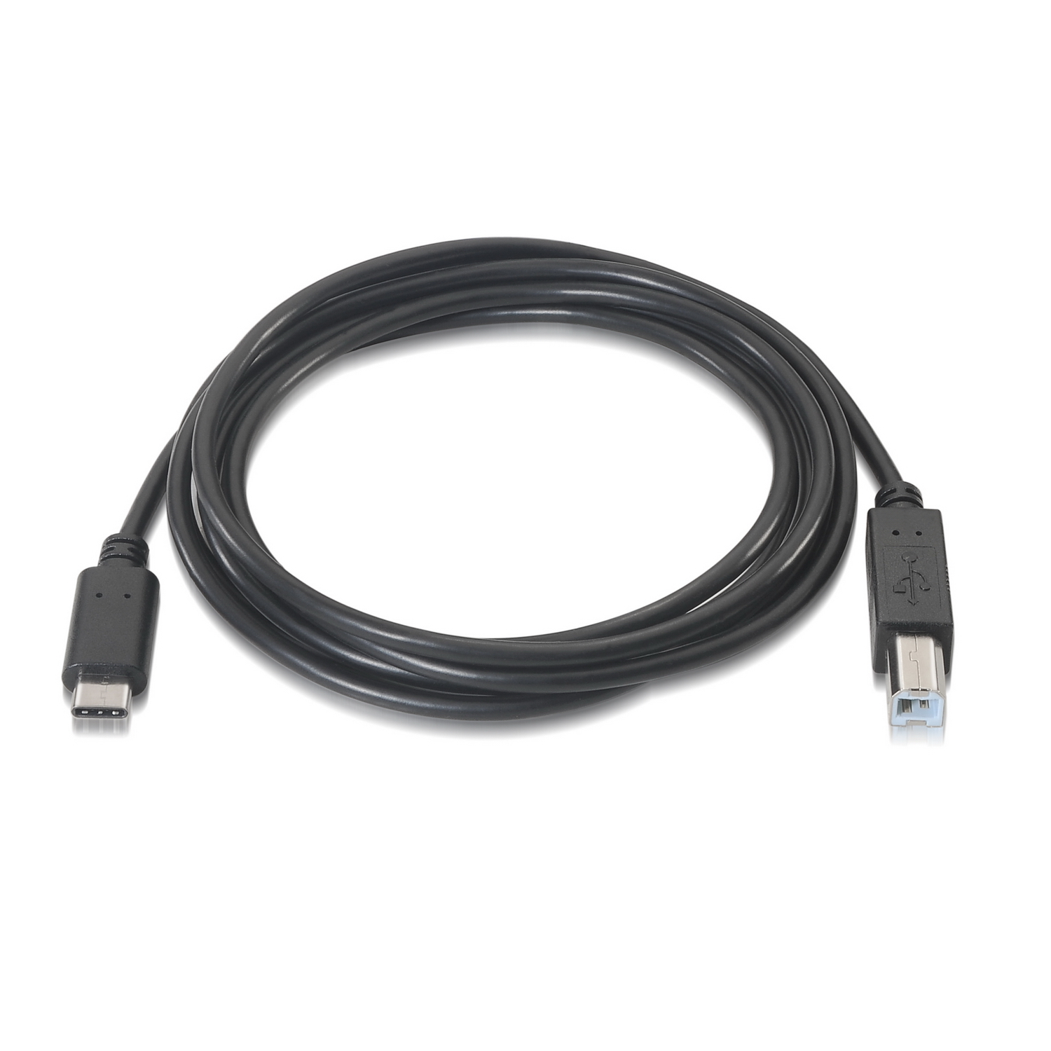 Cable USB 2.0 impresora, tipo A Macho a tipo B Macho, 1.0 metros. - AISENS®