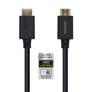 Nanocable Câble USB 3.2 Gen2x2 20Gbps 5A/100W 4K/60Hz USB-C Mâle/Mâle 50cm  Bleu Sarcelle/Noir