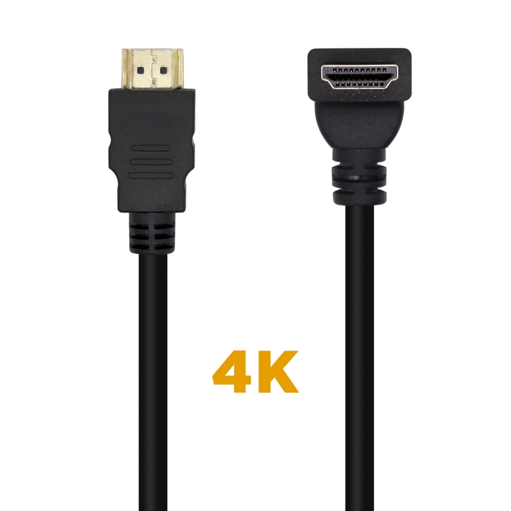 Cable HDMI Premium Trenzado V2.0 Ultra HD TV 2160p 4K Arc 1 m de Largo  Negro - Cable HDMI - Los mejores precios