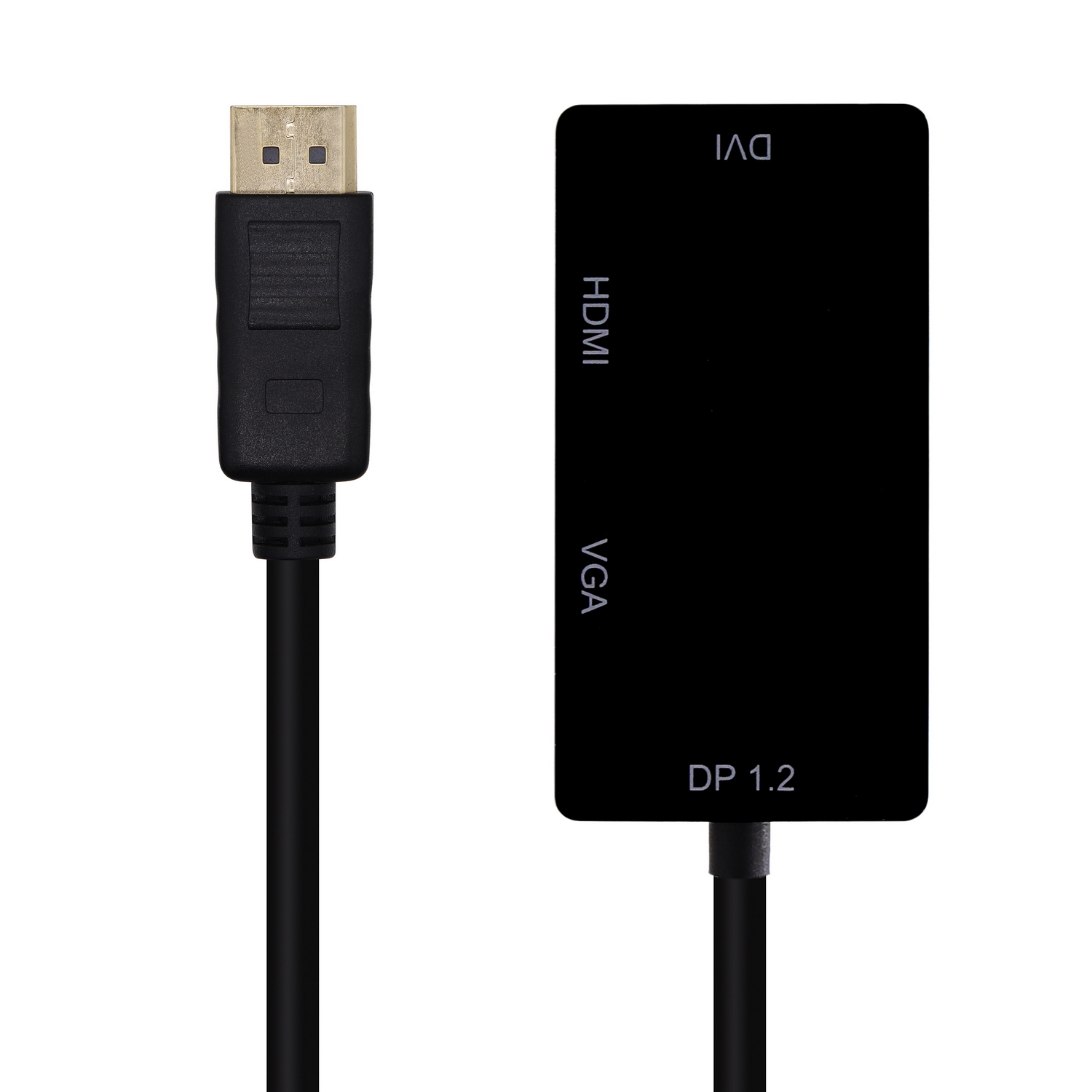 AISENS Cavo DisplayPort V1.2 4K 1m – Nero, Connettori DP Maschio A Maschio