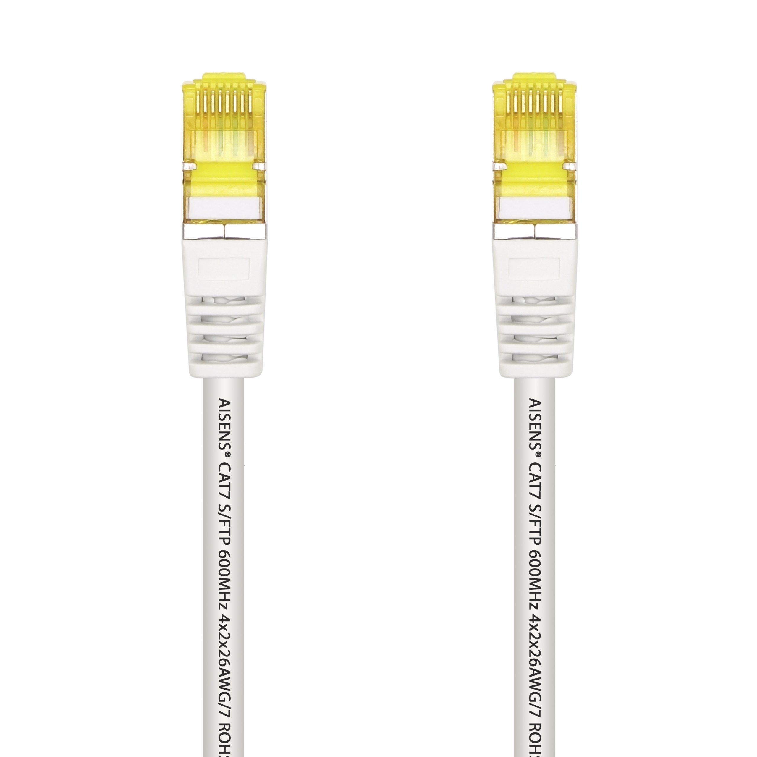 Cable de red ethernet 10 metros LAN SFTP RJ45 Cat.7 blanco - Cables de red  - Los mejores precios