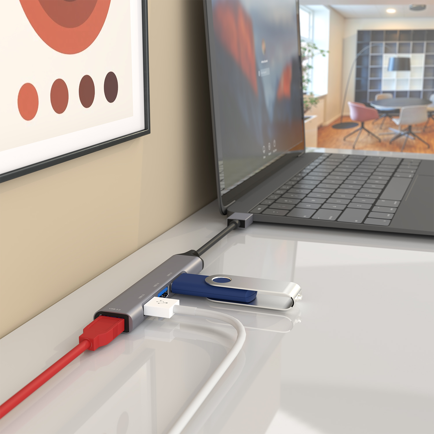 AISENS Caricatore Da Parete 20W Con USB-C PD3.0 – A110-0538 – Nero