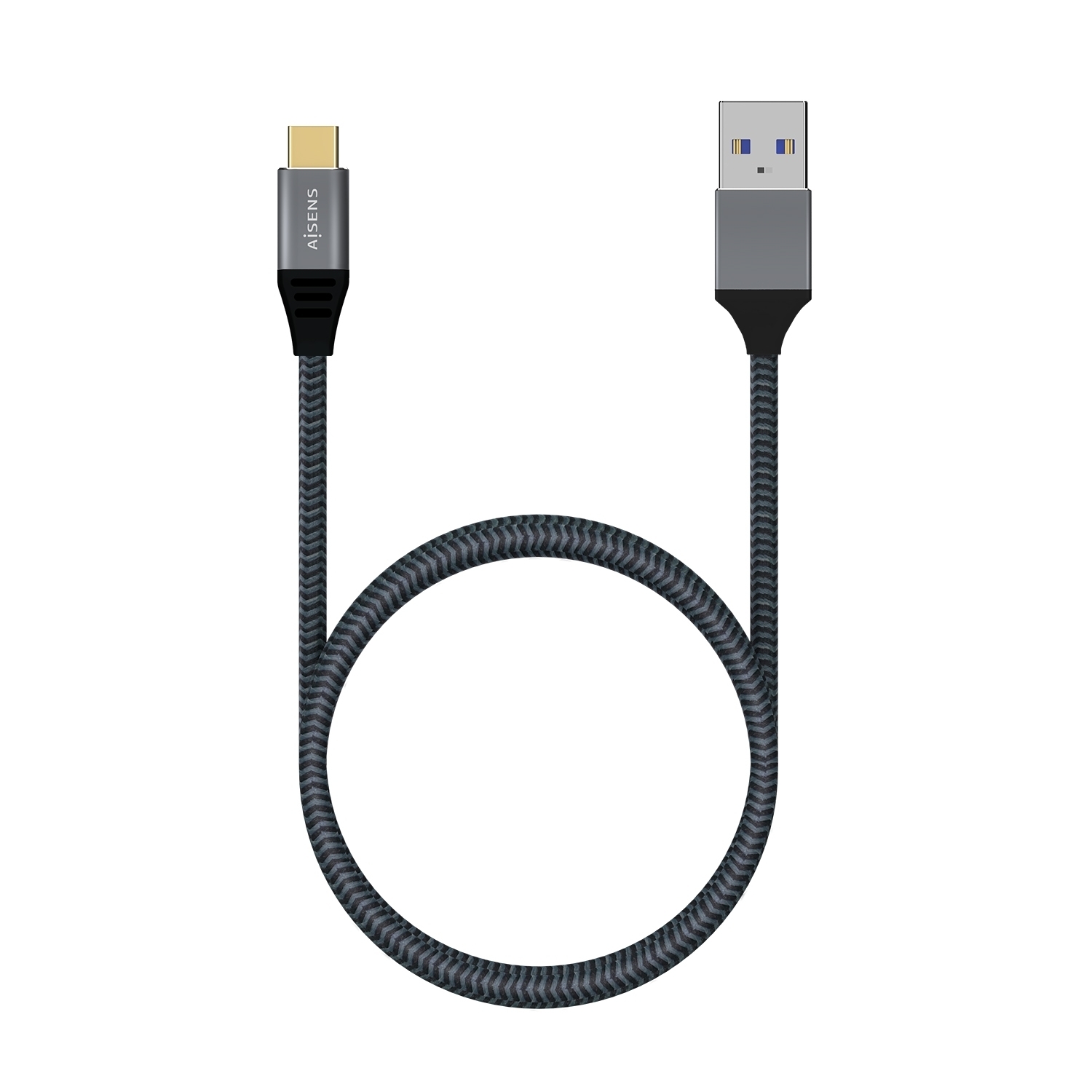 AISENS Cavo USB 2.0 3A Tipo-C A Micro USB 1m Nero – A107-0349