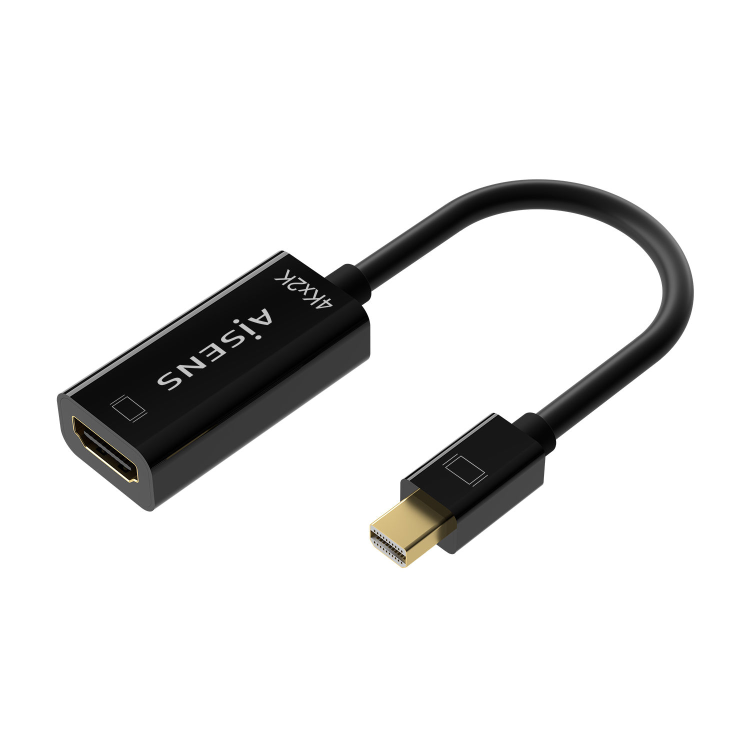 Adaptador HDMI Macho a Displayport V1.2 hembra / USB Macho 4K@30Hz