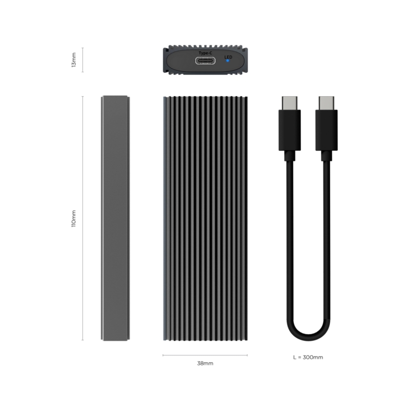 A107-0670 - Cavo USB 3.2 Gen2x2 20Gbps 5A 100W E-mark