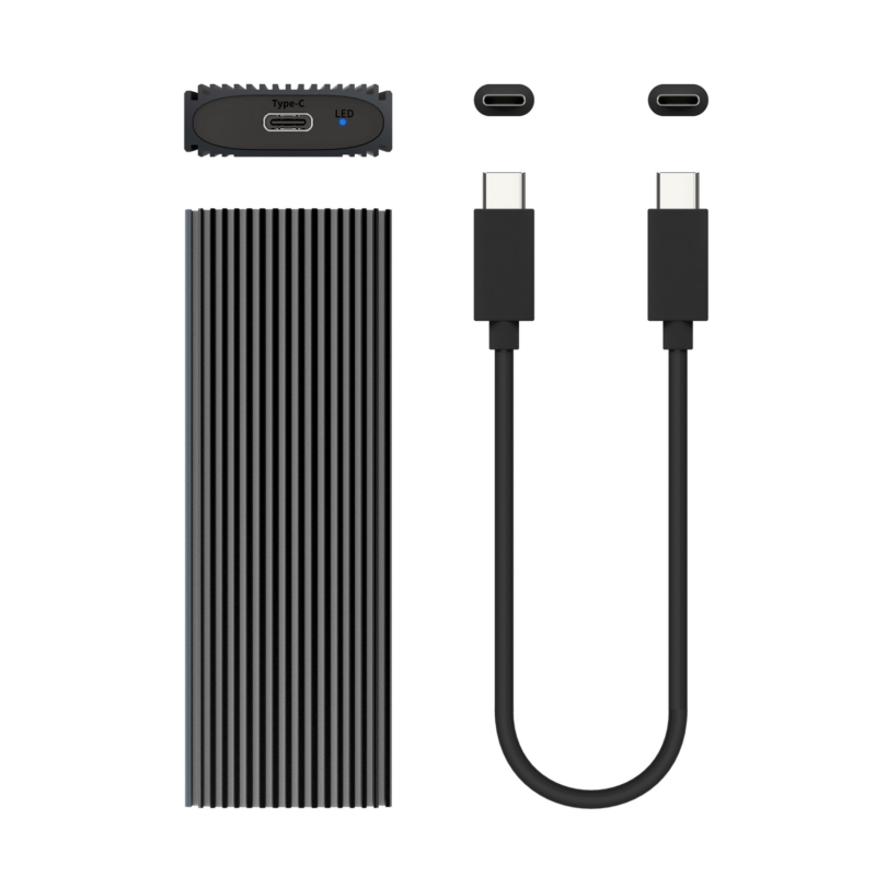 AISENS - A107-0672 - USB 3.2 Gen2x2 Cable 20Gbps 5A 100W E-Mark, Type USB-C/M-US 8436574707885
