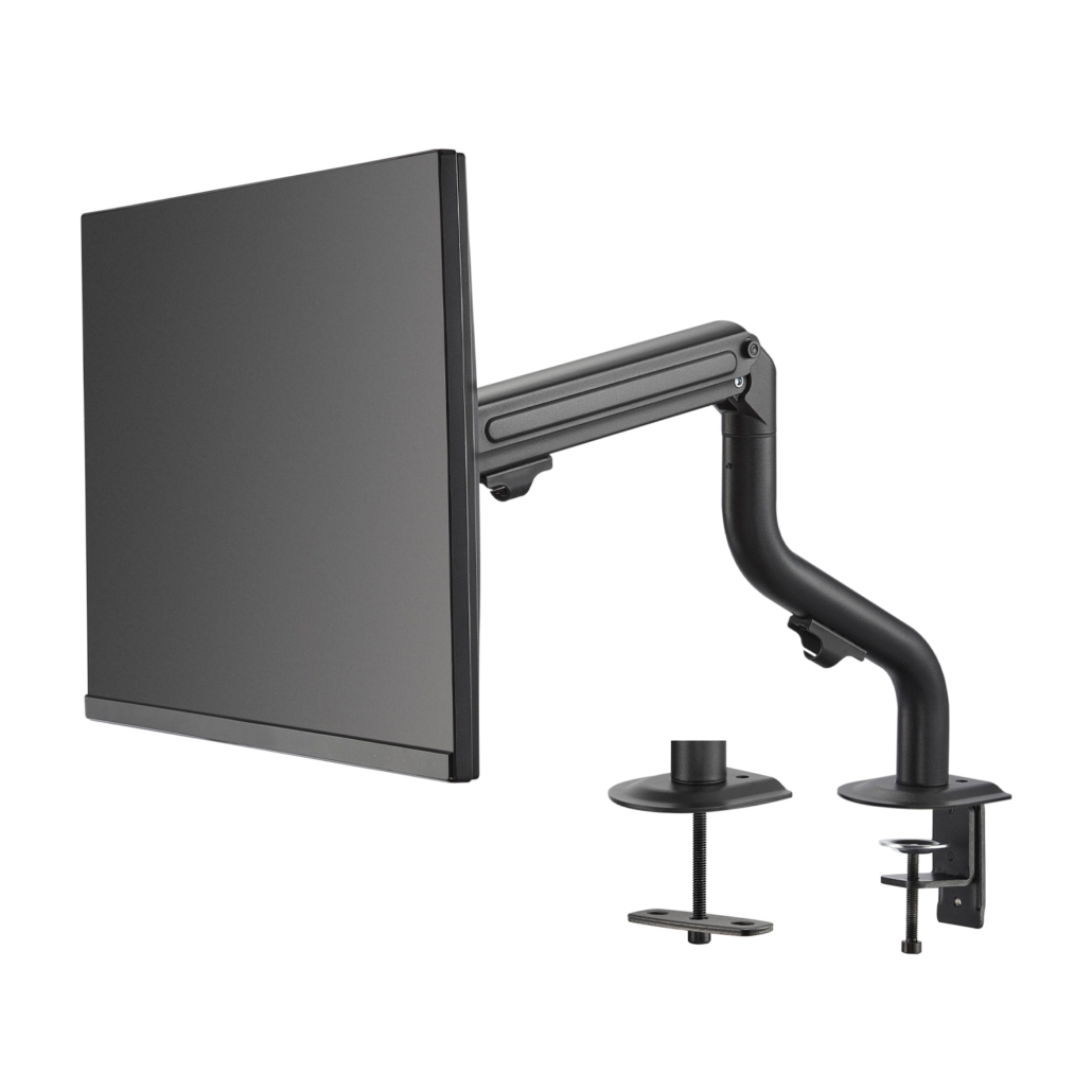 TooQ Soporte de Mesa Giratorio e Inclinable para Pantalla (Monitor / TV  Plasma / LCD / LED) 13-32, de Un Brazo, max 8 kg