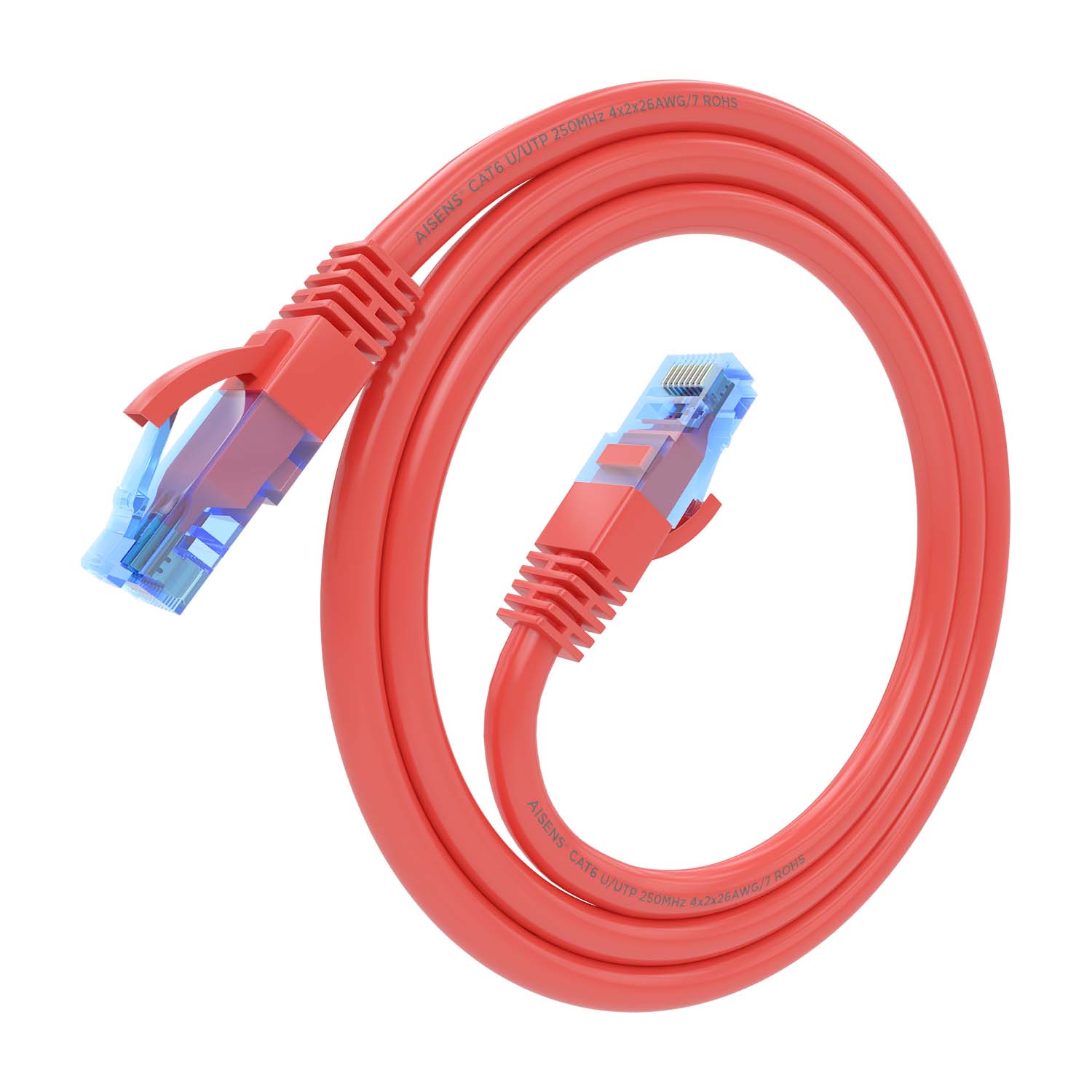 Aisens CAVO ROSSO LATIGUILLO RJ45 CAT.6 UTP AWG26 CCA GRIS 1,5M