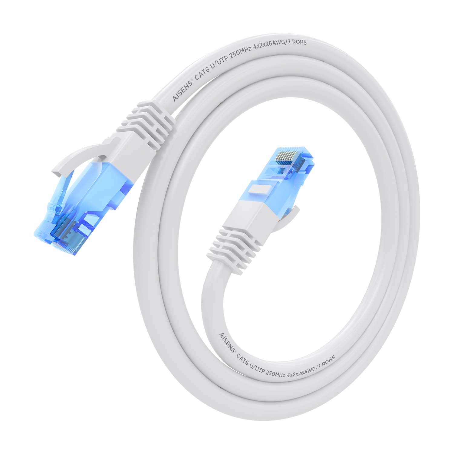 NANOCABLE Cavo Di Rete RJ45 CAT.6 UTP 10 Metri – AWG26 CCA (Alluminio Rame) – Grigio – Connessione Fino A 10 Gbps